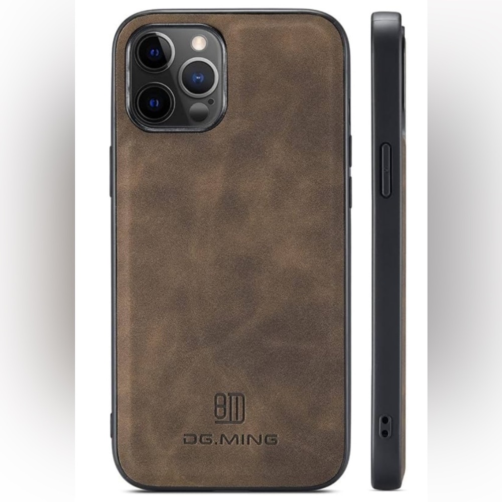 Brown Leather iPhone 12 Pro Max Case